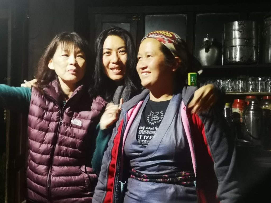 Locals in langtang