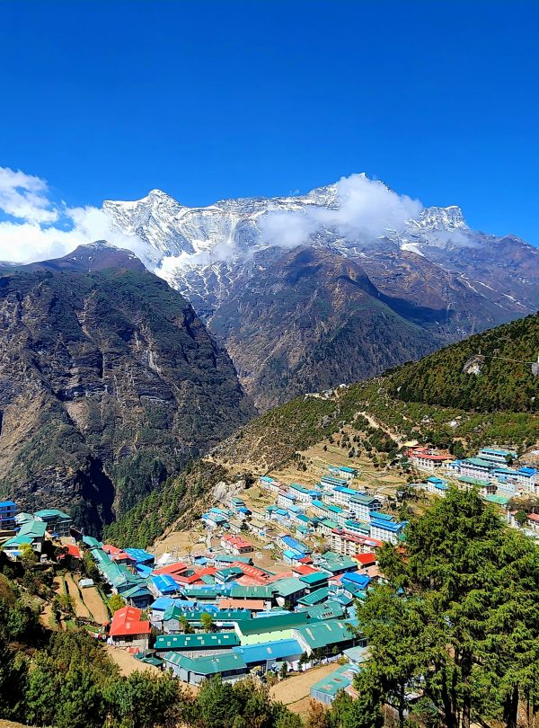 Namche Bazaar En route of everest base camp Trek
