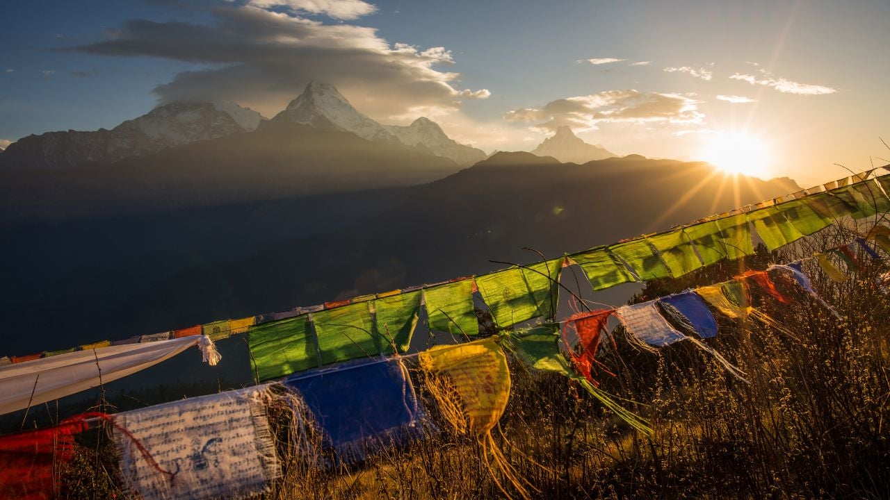 sunrise view from poon hill