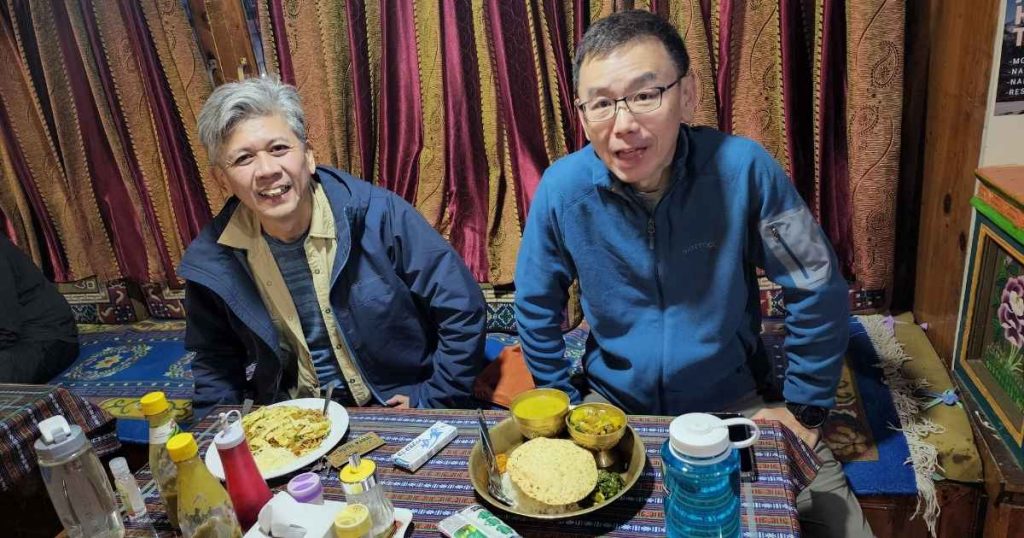 Food on Everest base camp trek
