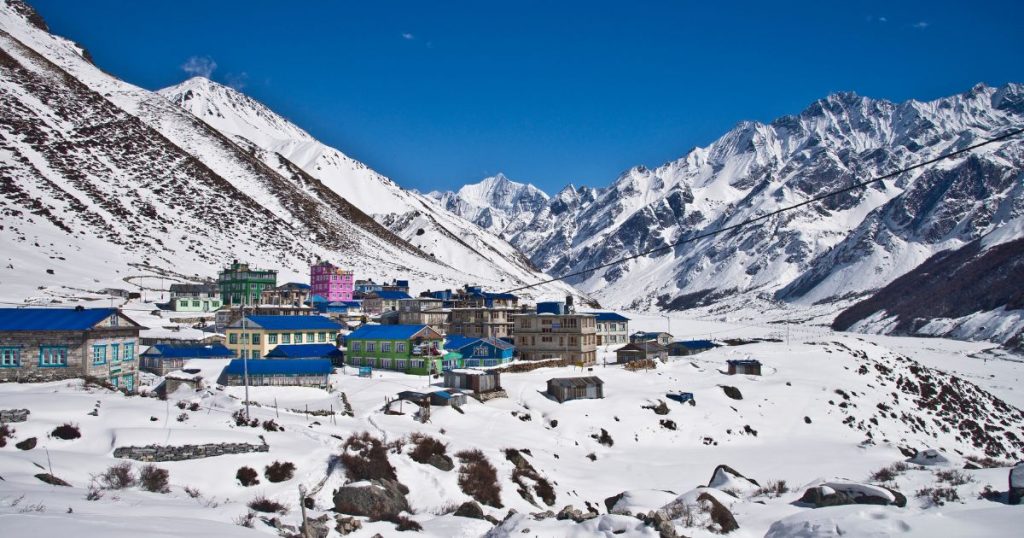 langtang valley trek in winter season